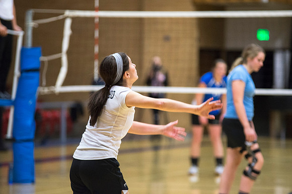 Women's competitive VolleyBall Championship game.