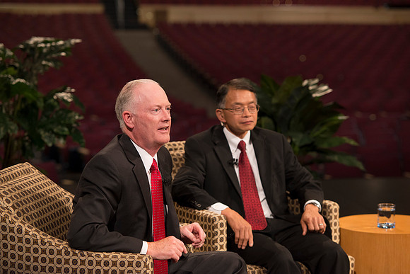 President Kim B. Clark shared his counsel on how to get the most out of your BYU-Idaho experience and answers questions from a live audience as well as from those participating online.