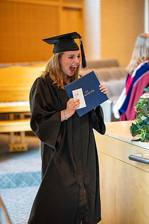 Graduates during convocation for the College of Language and Letters.