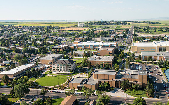 Aerial photos of BYU-Idaho Campus