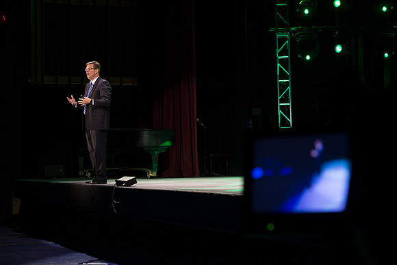 Dr. Clark G. Gilbert, President of BYU-Idaho, speaks at Power to Become.