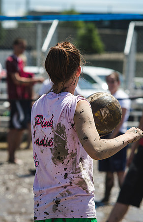 Students played against each other at the annual Mud Volleyball tournament hosted by Rec Sports.