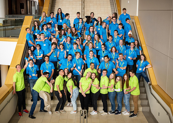 Get connected group photo in the I-Center.