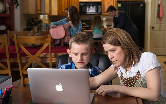 The Nathan and JanaLee Meeker family video production to promote BYU-Idaho online instuctors.