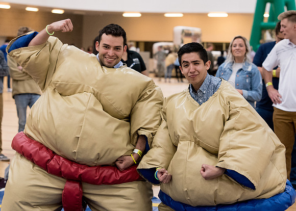 I-Night, the kickoff of the Spring Semester was held on BYU-Idaho campus in the Manwaring Student Center, the BYU-I Center, and the Hart building. There were various activities, dancing, and games fo