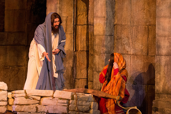 The first Dress Rehearsal for Christ the Lord-Our True Light by the BYU-Idaho Theater Department. Photo by Erik Hill.
