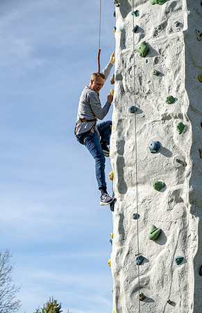 Beaver Dick Park Rock Wall Set Up - May 2025