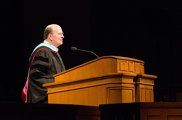 Elder Quentin L. Cook offers the Processional address.