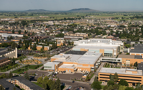 Aerial photos of BYU-Idaho Campus