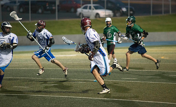 The Spartans best the Vikings in the Lacrosse Championship game.  One of the Competitive Sports Leagues which is part of the Student Activity Program at BYU-Idaho.