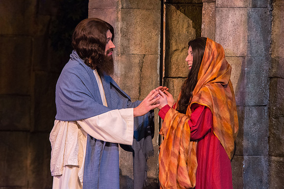 The first Dress Rehearsal for Christ the Lord-Our True Light by the BYU-Idaho Theater Department. Photo by Erik Hill.