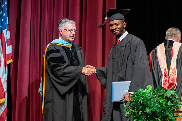 Graduates during Interdisciplinary Studies convocation.