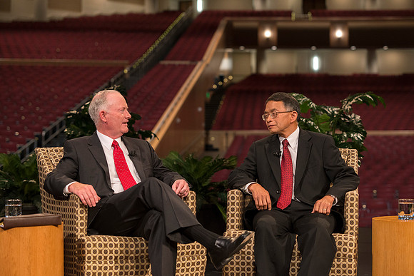 President Kim B. Clark shared his counsel on how to get the most out of your BYU-Idaho experience and answers questions from a live audience as well as from those participating online.