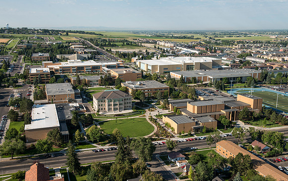 Aerial photos of BYU-Idaho Campus