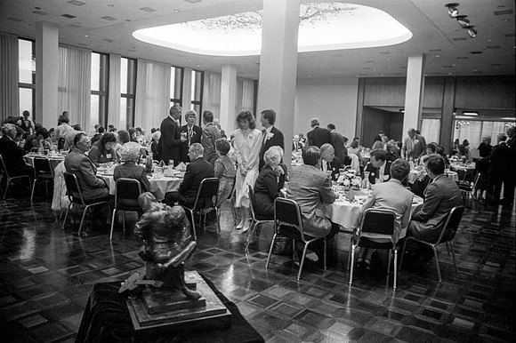 The hall where the President's Club Banquet is held