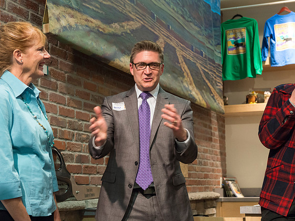 BYU-Idaho worked with the Teton Geotourism Center in Driggs, Idaho, creating a Wildlife and Geology exhibit of pieces from the Biology and Geology museums at BYU-Idaho. A ribbon cutting was held for a
