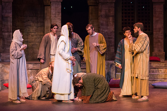 The first Dress Rehearsal for Christ the Lord-Our True Light by the BYU-Idaho Theater Department. Photo by Erik Hill.