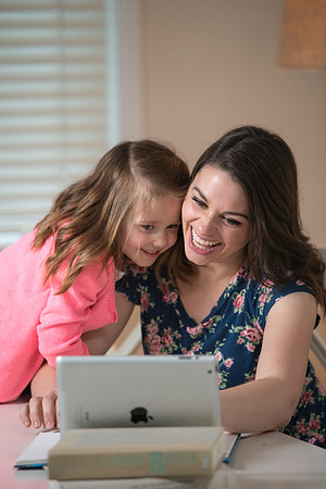 Amy Carpenter and her daughter Jane.