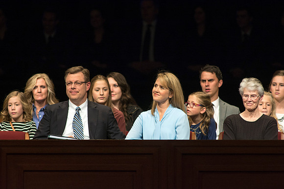 To start off the Winter 2016 semester, President Clark G. Gilbert and his wife Christine Gilbert, speak together at devotional about the importance of building and maintaining families.