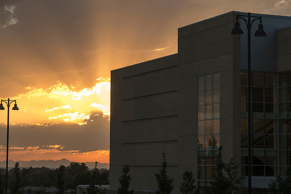 A beautiful sunset to end the first day of education Week at BYU-Idaho.