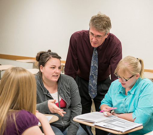 Student instructors coordinate lessons for Preschool classes.  Mike Godfrey oversees and instructs the students.