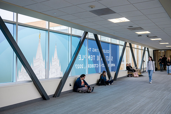 Salt Lake Temple Open House Window Cling - Oct 2026