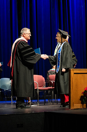 Graduates during convocation for the College of Academic Success & Interdisciplinary Studies. Speakers: Kevin Brower, Jenna Kate Wilson, Tyler Christensen