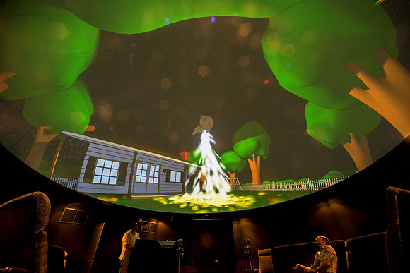 The BYU-Idaho Physics Department Planetarium housed in the George S. Romney Building.  BYU-Idaho Photo by Michael Lewis