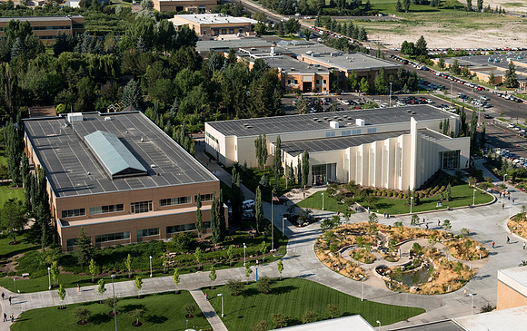 Aerial photos of BYU-Idaho Campus