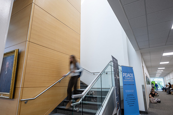 Ricks lobby, stair wall - Setp 2026