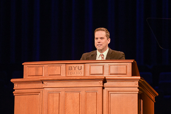Devotional at BYU-Idaho where President Henry J. Eyring and Kelly Eyring spoke.