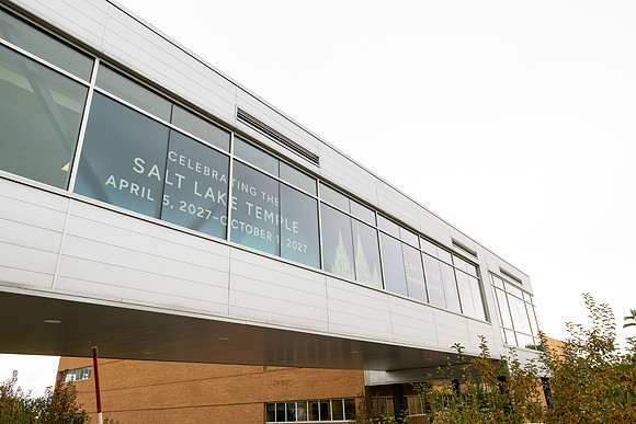 Salt Lake Temple Open House Window Cling - Oct 2026