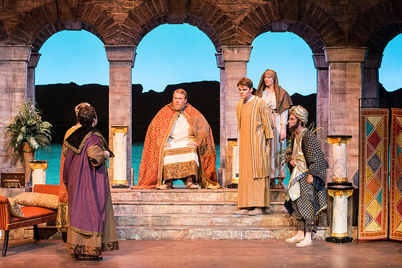 The first Dress Rehearsal for Christ the Lord-Our True Light by the BYU-Idaho Theater Department. Photo by Erik Hill.