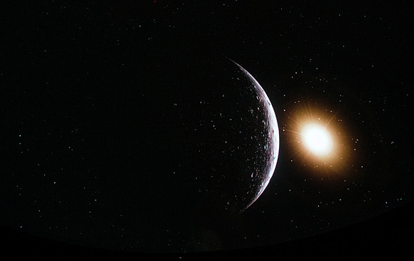 The BYU-Idaho Physics Department Planetarium housed in the George S. Romney Building.  BYU-Idaho Photo by Michael Lewis