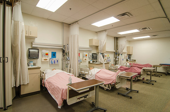 Nursing Lab in the John L. Clarke Building