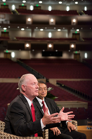 President Kim B. Clark shared his counsel on how to get the most out of your BYU-Idaho experience and answers questions from a live audience as well as from those participating online.