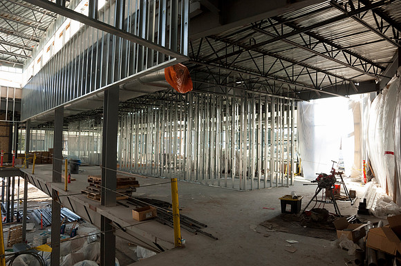 Inside the new Science Technology Building, which is scheduled to be complete by the 2016 Fall Semester.
