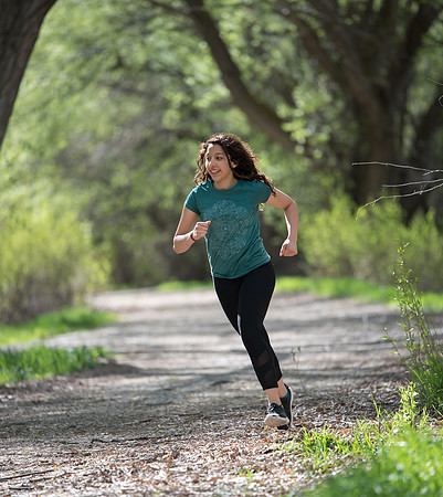 Krystal Diaz running for recreation - May 2019