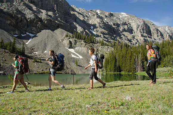 Backpacking trip up Webber Creek trail to Webber Lake.