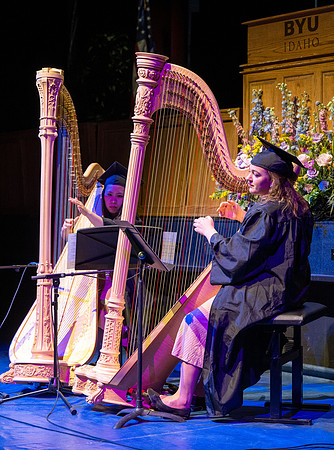 Convocation for the College Performing and Visual Arts in the Hart Gym.