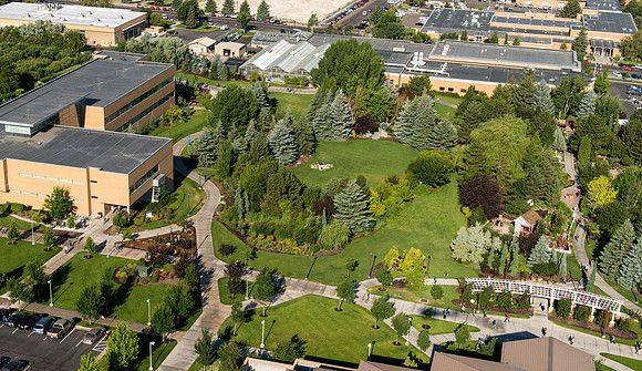 Aerial photos of BYU-Idaho Campus