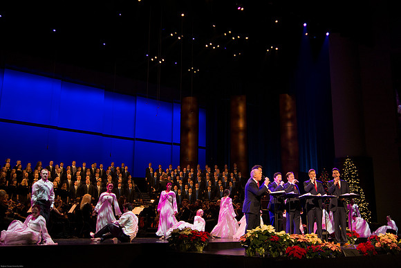 BYU-Idaho Choirs and Orchestra perform at A BYU-Idaho Christmas Concert featuring The King Singers.