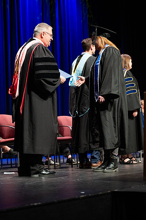 Graduates during convocation for the College of Academic Success & Interdisciplinary Studies. Speakers: Kevin Brower, Jenna Kate Wilson, Tyler Christensen