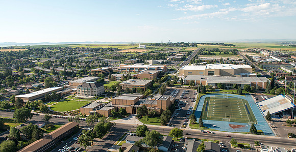 Aerial photos of BYU-Idaho Campus