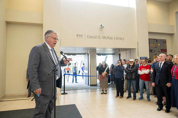 David O. McKay Library Ribbon Cutting - Oct 2026