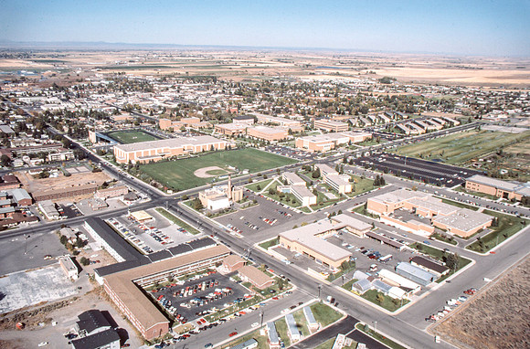 Aerial Photos of Ricks Campus and the surrounding area.