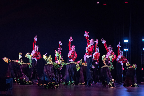 The BYU Ballroom Dance Company is one of the most distinctive university dance companies in the world. Based in Provo, Utah, the company consists of 32 dancers, all of whom are full-time students at B