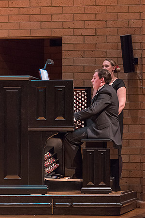 The Brigham Young University-Idaho choirs and ensembles perform in a concert together.
