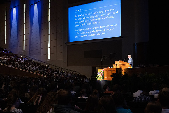 Elder and Sister Bangerter speak at devotional at BYU-Idaho
