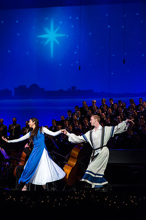 Music, Theater and Dance Departments combine with special guests, Time for Three to perform in the BYU-Idaho Center.